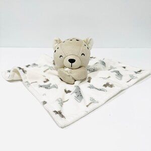 Modern Moments by Gerber Baby Grey Cheetah Plush Lovey Security Blanket